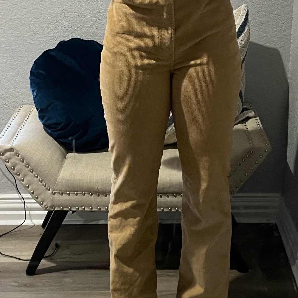 These are levi corduroy tan pants size 29
